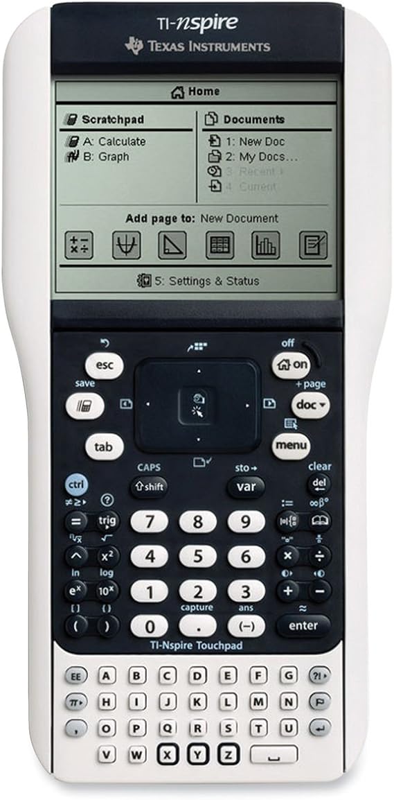 Texas Instruments TiNspire Graphing Calculator with Touchpad Amazon