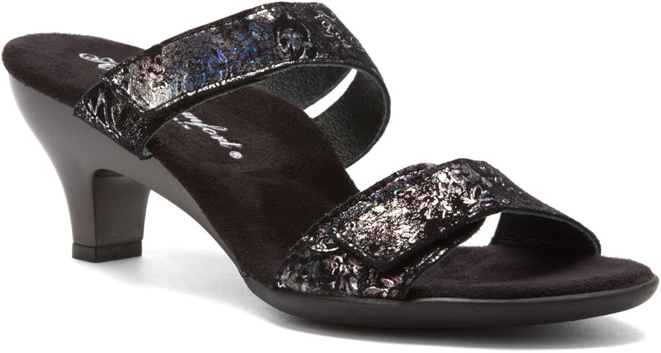 Amazon.com | Helle Comfort Womens Boneta Black Sandals 43 (US Women's 12) M | Sandals