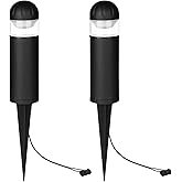 MULANDI LED Landscape Bollard Pathway Light, 2W, DC 12V Low Voltage Path Lighting Outdoor Waterproof, Die-Casted Aluminum Hou