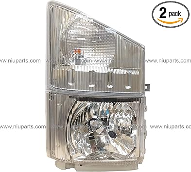 Amazon Com Headlight With Corner Lamp Passenger Side Fit 2008 2017 Isuzu Nrr And Npr 2008 2010 Gmc W4000 W4500 Trucks Automotive