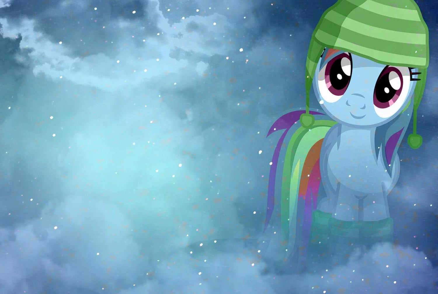 Rainbow Dash Poster Kids Room Art Print My Little Pony Artwork No Frame Poster Modern Canvas Prints Wall Art Paintings Ready to Hang Home Decorations Giclee Pictures