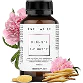 JSHealth Vitamins Hormone Balance &amp; PMS Support Supplement, 60 Tablets | Premenstrual Symptom Relief for Women with Vitamins B3, B6 &amp; Magnesium