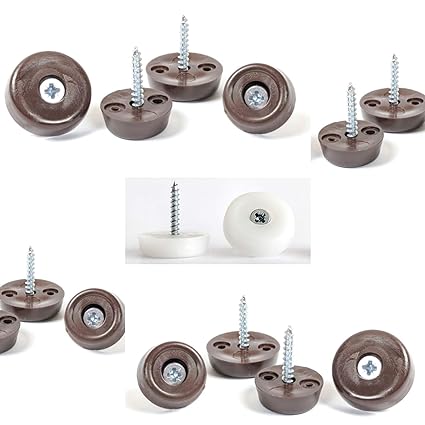 Furniture Sliders Plastic Gliders With Screw In System Floor
