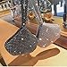 TOPCHANCES Women's Triangle Bling Clutch Purses and Handbags, Rhinestone Evening Bags and Clutches for Women Gilrs (Silver)