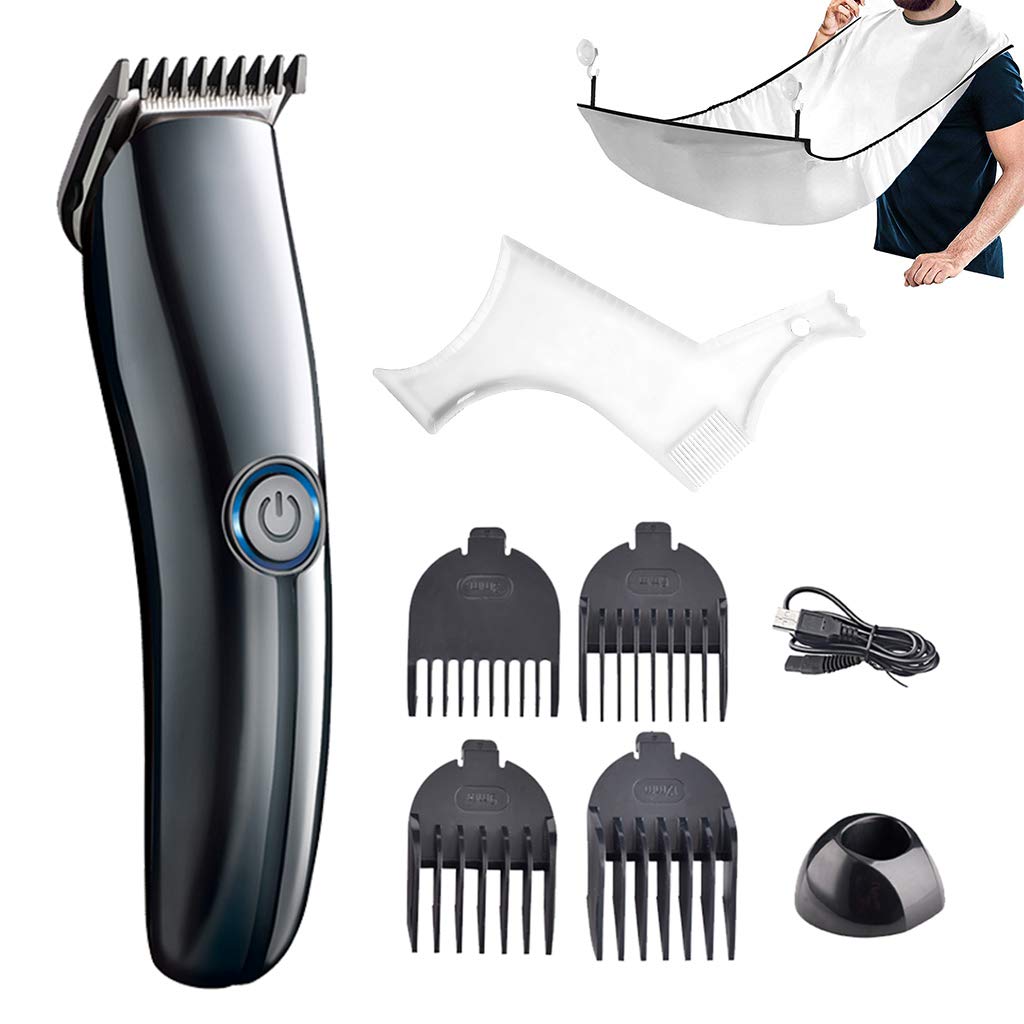Wondiwe Men Hair Trimmer Electric Haircut Cutting Apron Beard Shaping Machine