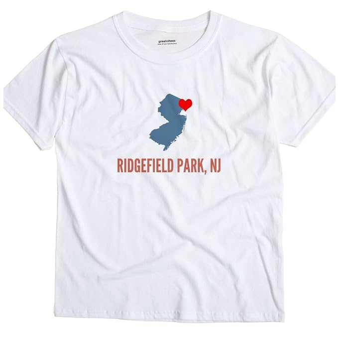 Greatcitees Ridgefield Park New Jersey Nj Heart Unisex