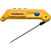 Fieldpiece SPK2 Pocket Thermometer &ndash; Folding Probe Digital Temperature Meter with Extended Reach - Backlit Display - Fast-Response Tip for HVAC/R
