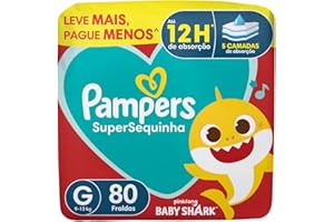 Fralda Pampers Supersequinha Tamanho G 80 Unidades
