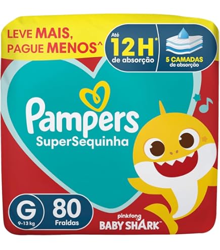 Fralda Pampers Supersequinha Tamanho XG 70 Unidades | Amazon.com.br