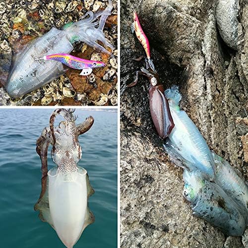 エギ セット エギ イカ釣り ルアー 夜光浮きスッテ エギングセット 全身夜光 針先蓄光 3 5号 10本セット 最新型 B07pgn6wtb 990円 大人気 New Arrival 最安値挑戦 年中無休 高品質 通販