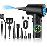 ZARIMI Compressed air Duster - Keyboard Cleaner for Office no Canned Reusable Good Replacement Can Electric 91000RPM Cordless