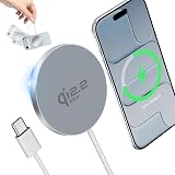 25W Wireless Charger for iPhone 17 Qi2.2 Certified Ultra Fast Charging Magnetic Pad Compatible with iPhone 17/17Pro/17Air/17 Pro Max/16/16 Pro/15 Series, iPhone 14/13/12 Series