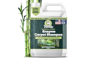 Sprinkle & Sweep Enzyme Carpet Cleaner - Enzyme Carpet Shampoo (64oz) - Carpet Cleaner Solution to Eliminate Tough Stains & Neutralize Odors - Removes Dog, Cat, All Pets Urine- Use with All Machines