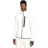 Nike Sportswear Tech Fleece Men's Full-Zip Hoodie (Large, White/Heather)