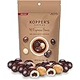 Koppers Chocolate Covered Espresso Beans NY Blend, Assorted Coffee Flavors, Cream, Cappuccino, Milk and Dark Chocolate, 4 Ounce