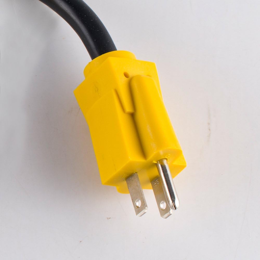 MAXXHAUL 80708 Dogbone RV/Electrical Adapter 15Amp Male to 50 Amp Female with Handle for Easy Removal: Automotive