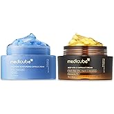 medicube Daily Hydration Capsule Duo: Hyaluronic Acid Cream and Deep Vitamin C Capsule Cream | Radiance Boosting and Soothing Daily Moisturizer Set for Balanced, Hydrated, and Healthy Skin