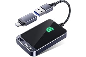 Jemluse Wireless CarPlay Adapter for Apple iPhone - Multi-User Seamless Connection for Convert Wired to Wireless Car Play Adapter - No Latency from iOS 10+ to Screen w/USB C (Gray)