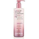 GIOVANNI 2chic Frizz Be Gone Conditioner - Anti-Frizz Natural Hair Smoothing Formula with Shea Butter & Sweet Almond Oil, Macadamia, Paraben Free, Color Safe - 24 oz