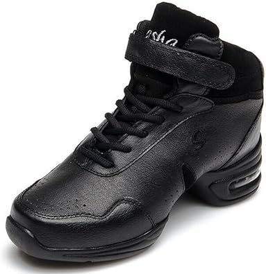 Amazon Sasha ダンススニーカー レディース 本革 Puレザー ハイカット 通気性 軽量 競技 練習 Sansha ダンス