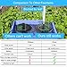 Botee Solar Fountain Water Pump with Battery Backup, 2.5W Free Standing Solar Powered Fountain Pump for Bird Bath, Small Pond, Pool, Fish Tank and Garden Decoration