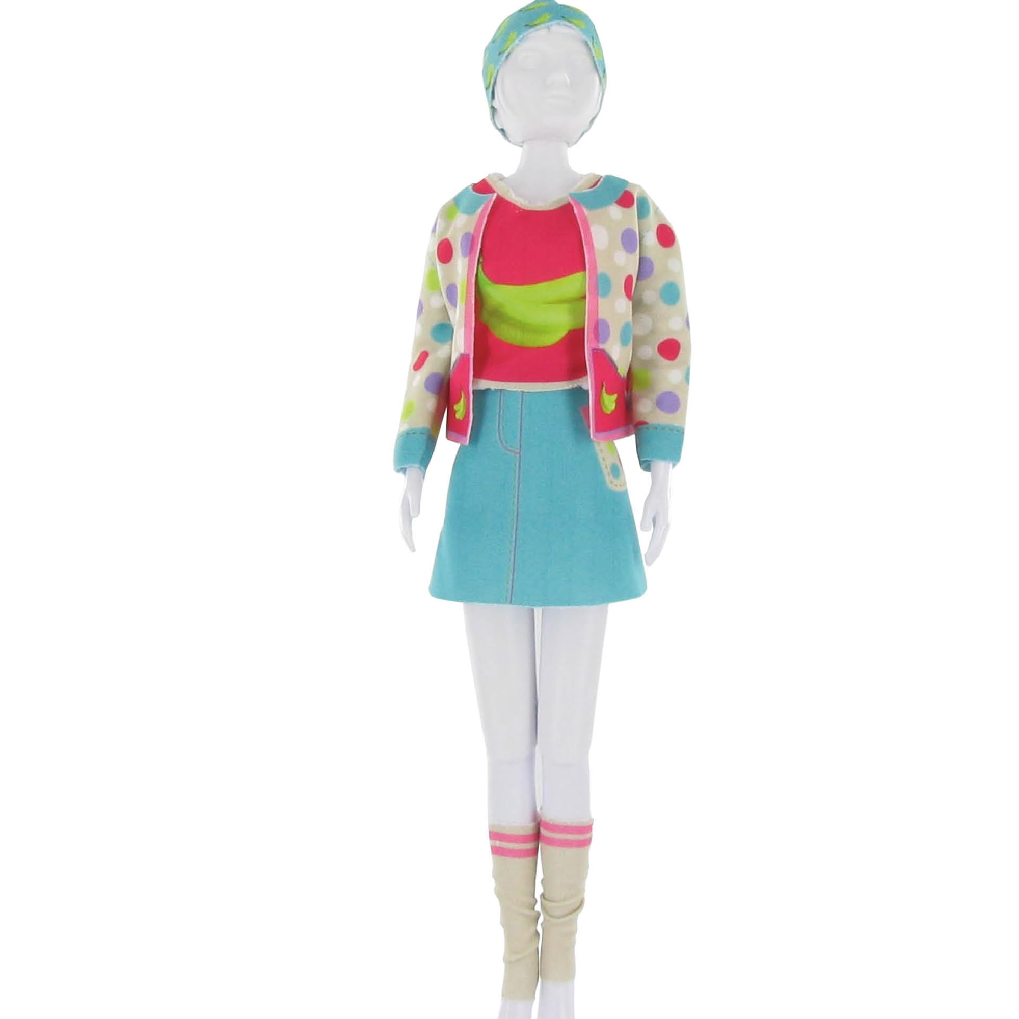 Vervaco Dress Your Doll, Synthetic Fiber, Multi-Colour, 31 x 24 x 1 cm