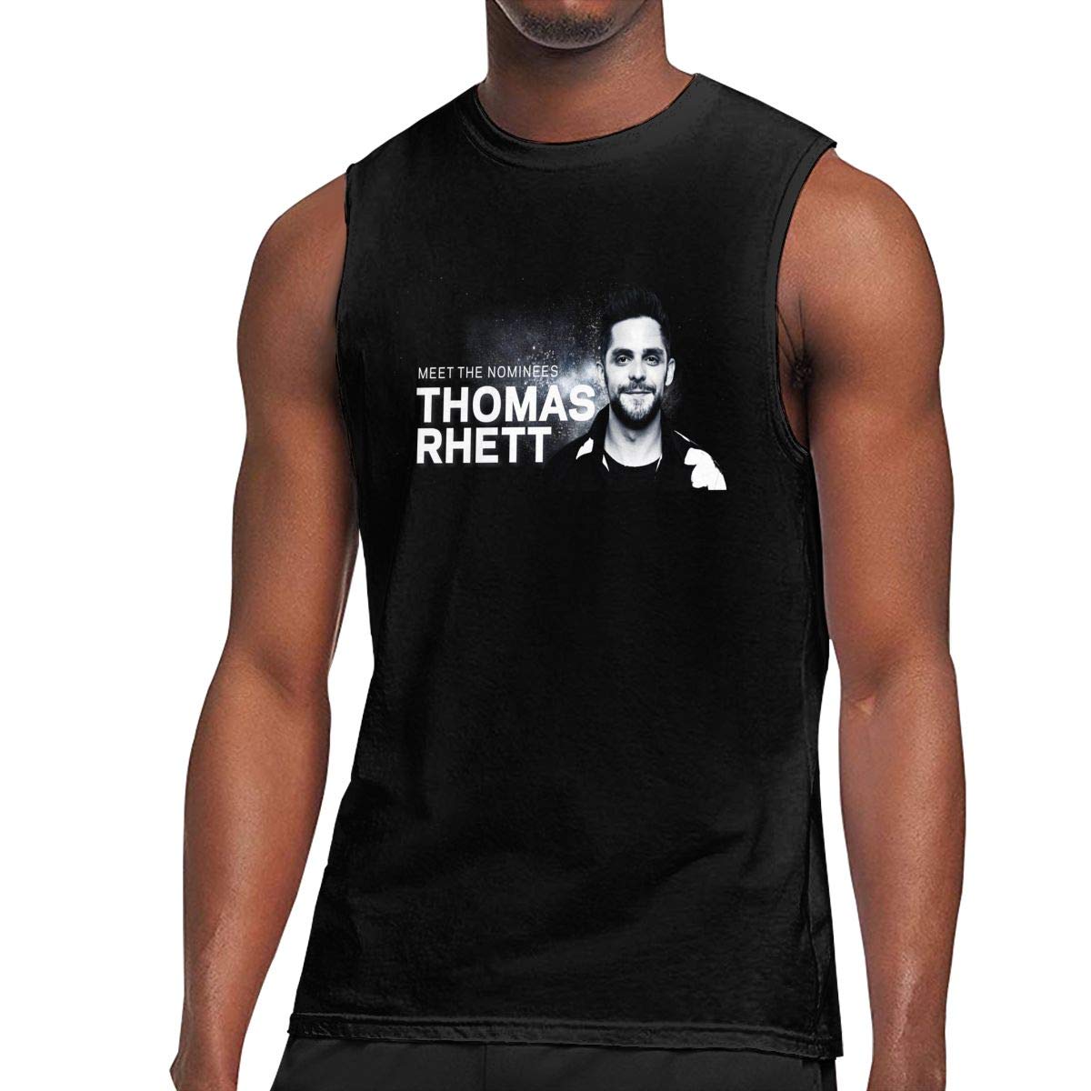 Thomas Rhett Life Changes Sleeveless Shirt Workout Muscle Bodybuilding Tank Top Black