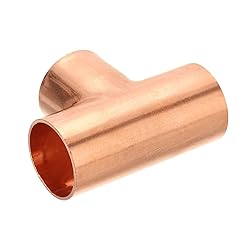 PATIKIL 1-1/8 Inch ID Tee Copper Fitting, 2 Pack 3