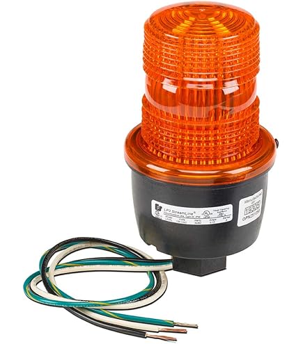 アメリカ　ポリスカー　パトライト　警告灯　Federal Signal Federal Signal Warning Light, Double Flash Strobe, Red