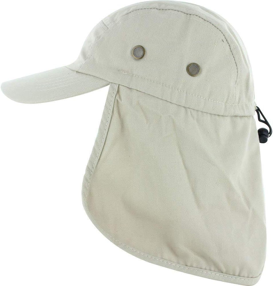 DealStock Fishing Cap with Ear and Neck Flap Cover Outdoor Sun Protection Fashion