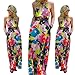 YUTRENDS Women's Summer Sleeveless Floral Print Bohemian Beach Maxi Dress