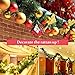 Superday Christmas Garland Festive Holiday Décorations  Rattan Pine Fireplace Wreath Xmas Decoration Green Tinsel Body Classic Traditional Theme 8.86FT (Decoration Not Include)