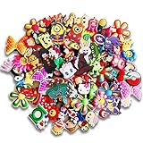 25 Pcs PVC Different Shoe Charms for Croc & Jibbitz Bracelet Wristband Kids Party Birthday Gifts