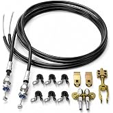 Universal Parking Brake Cable Kits 330-9371，Compatible with Wilwood MC4 and Combination Parking Brake (CPB) Rear Big Brake Kits，Emergency Brake Cable Kit, Rear Extended Parking Brake Cable
