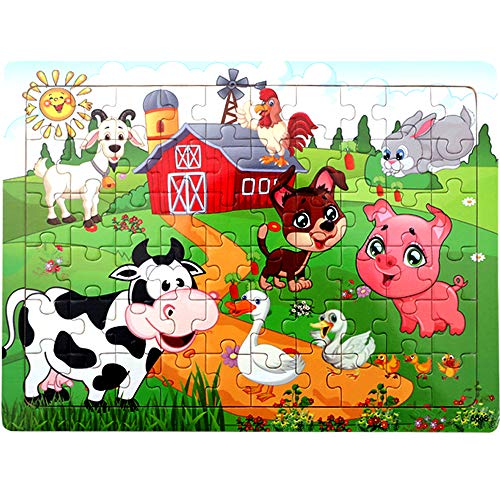 3 Puzzles+Preschool+Educational+Learning+Toddlers