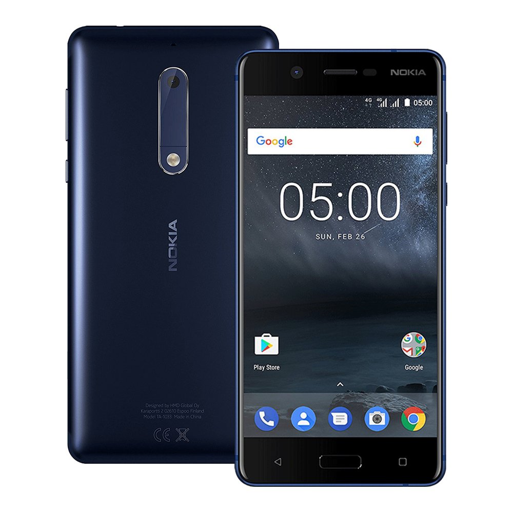 Amazon.com: Nokia 5 TA-1053 16GB, Dual Sim, 5.2", Factory Unlocked  International Model, No Warranty - GSM ONLY, NO CDMA (Blue): Cell Phones &  Accessories