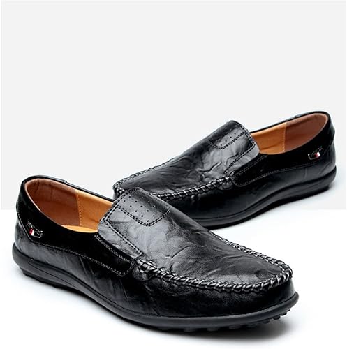 Amazon ハウス メンズ レザーシューズ モカシンシューズ ローファー スリッポン 男性用靴 イギリススタイル ビジネス シューズ ハウス ローファー スリッポン