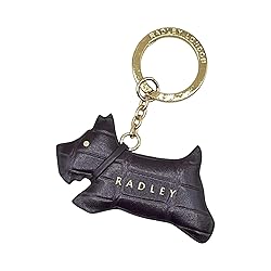 RADLEY London Leather Dog Key Ring Chain Bag Charm