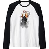 Bleach New Hollow Ichigo Creepy Form Anime Raglan Baseball Tee