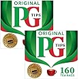 PG Tips,Tea Bag, 160-Count Boxes (Pack of 2)