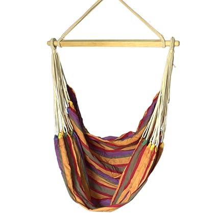Slack Jack Brazilian Fabric Swing (Yellow, Red and Green)
