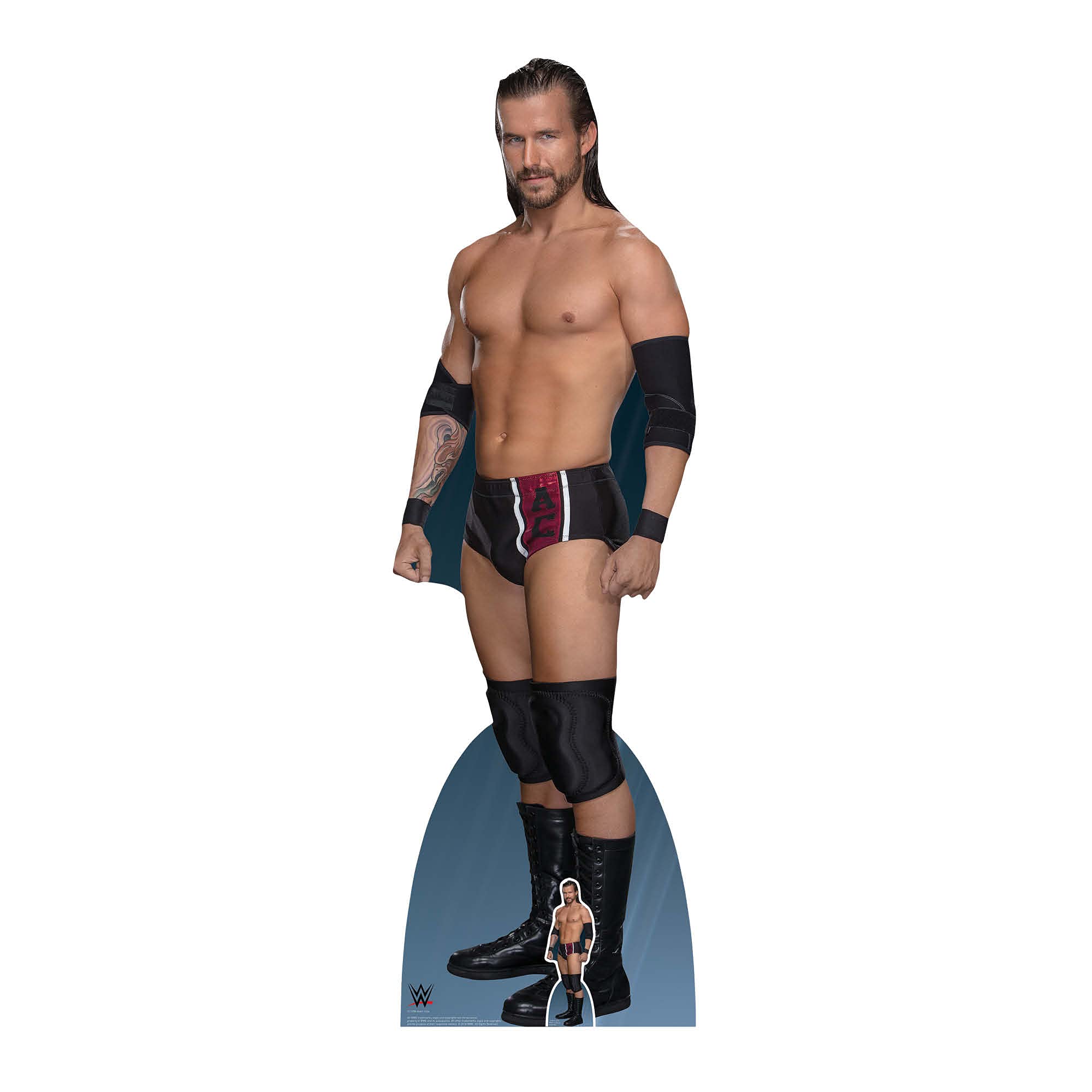 SC1258 WWE Figure Adam Cole Ultimate Edition WWE Figures Party Decorations Lifesize Cardboard Cutout 183cm Tall, Multicolour