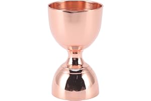 Copper Bell Premium Cocktail Jigger 30/60ml Stainless Steel for Bartending - High Accuracy Wide Opening Shot Measure for Liqu