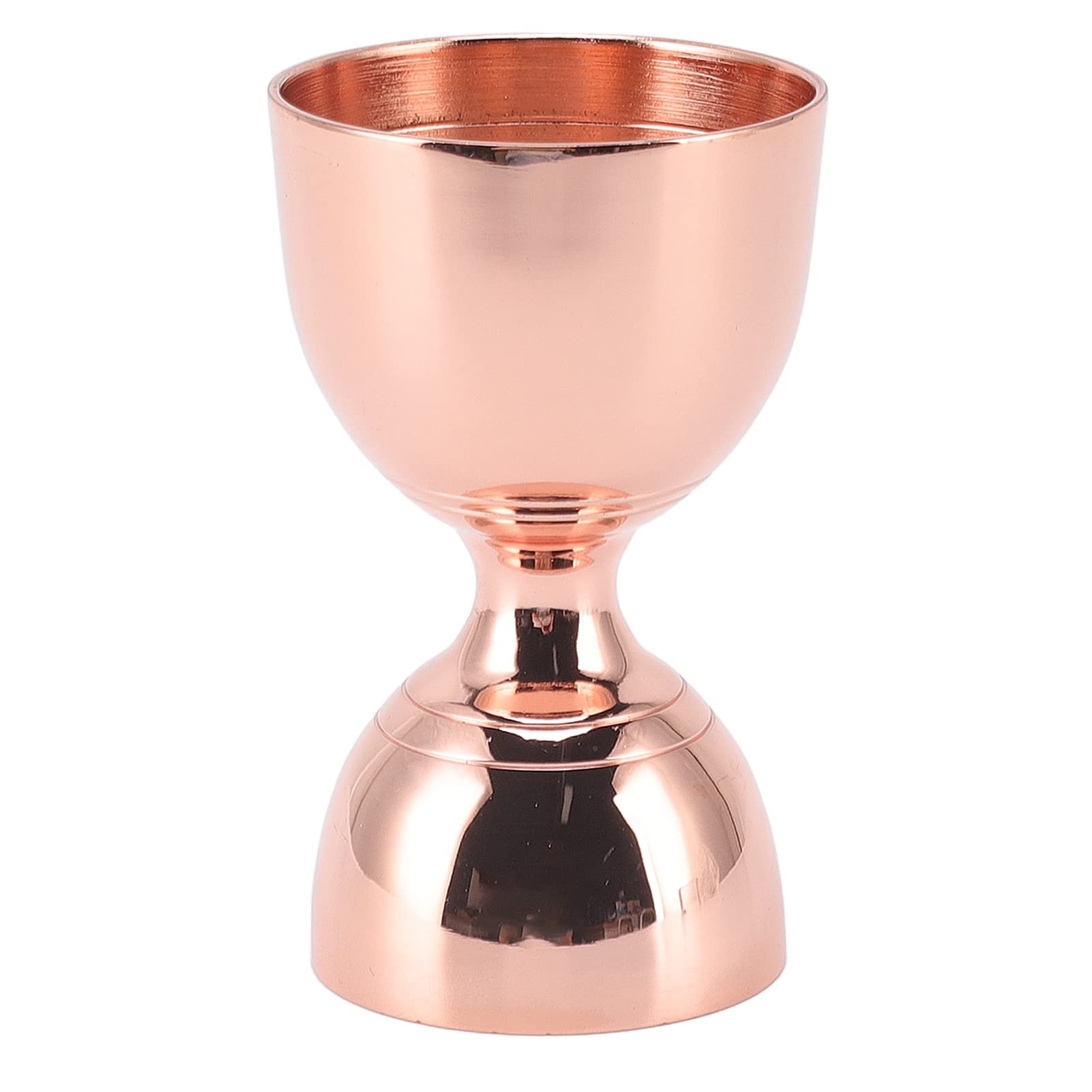 Copper Bell Jigger Premium Cocktail Jigger 30/60ml Stainless Jigger for Bartending Steel High Accuracy Wide Opening Shot Measure Jigger for Cocktail Liquor Cocktail Jigger(30/60ml Rose Gold)