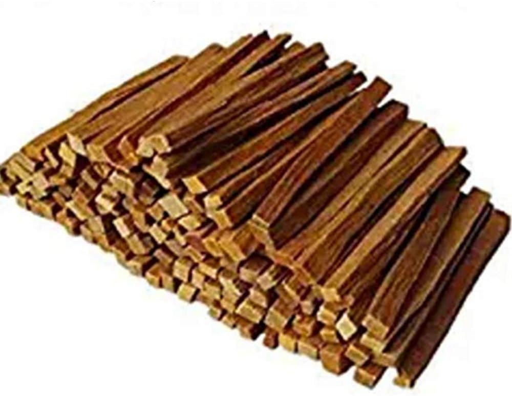 100% Nature Original Wood Sandalwood 10cm Incense Pack 250g 60 Sticks for Yoga Zen Deep Meditation Feng Shui Air Fresh Purifying Cleansing Healing Stress Relief TXM2-250