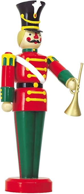 Large Life Size Toy Soldier With Trumpet Outdoor Christmas