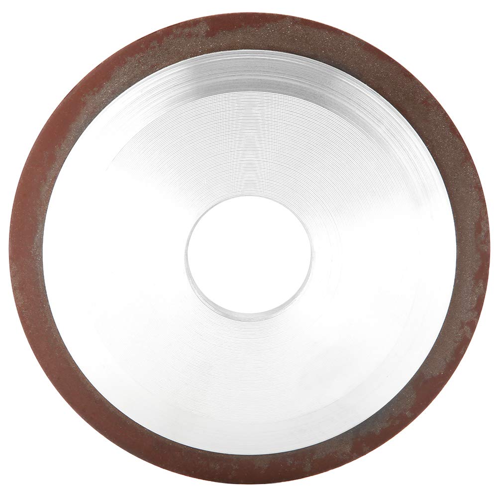 Oumefar Diamond Grinding Disc, Sharpening Abrasive Wheel 125mm x 32mm Durable Grinding Disc for Grinding Carbide Hard Steel (4.9inch*1.3inch)