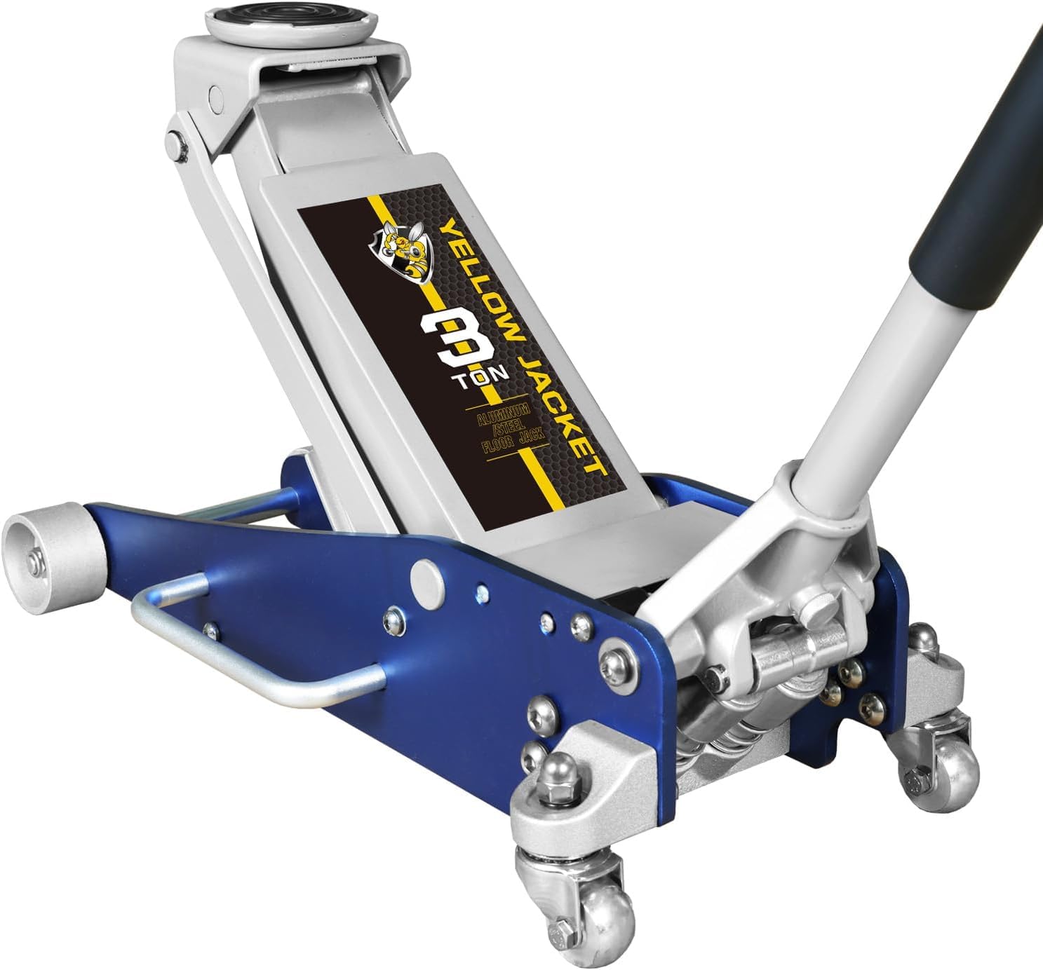 Photo 1 of ***SIMILAR ITEM*** ***DIFFERENT BRAND*** YELLOW JACKET Floor Jack 3 Ton Hydraulic Low Profile Aluminum and Steel Racing Car Jack with Fast Lifting Dual Pump for SUV,Truck, MVP,6600 lbs Capacity