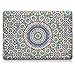 iCasso New Art Fashion Image Series Ultra Slim Light Weight Rubberized Hard Case Glossy Clear Crystal Snap-On Hard Cover Case for MacBook Air 13 (Model: A1369 and A1466) - Moroccan Pattern