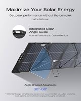 EF EcoFlow 220W Lightweight Solar Panel Bifacial N-Type 25% Efficiency IP68 view 4